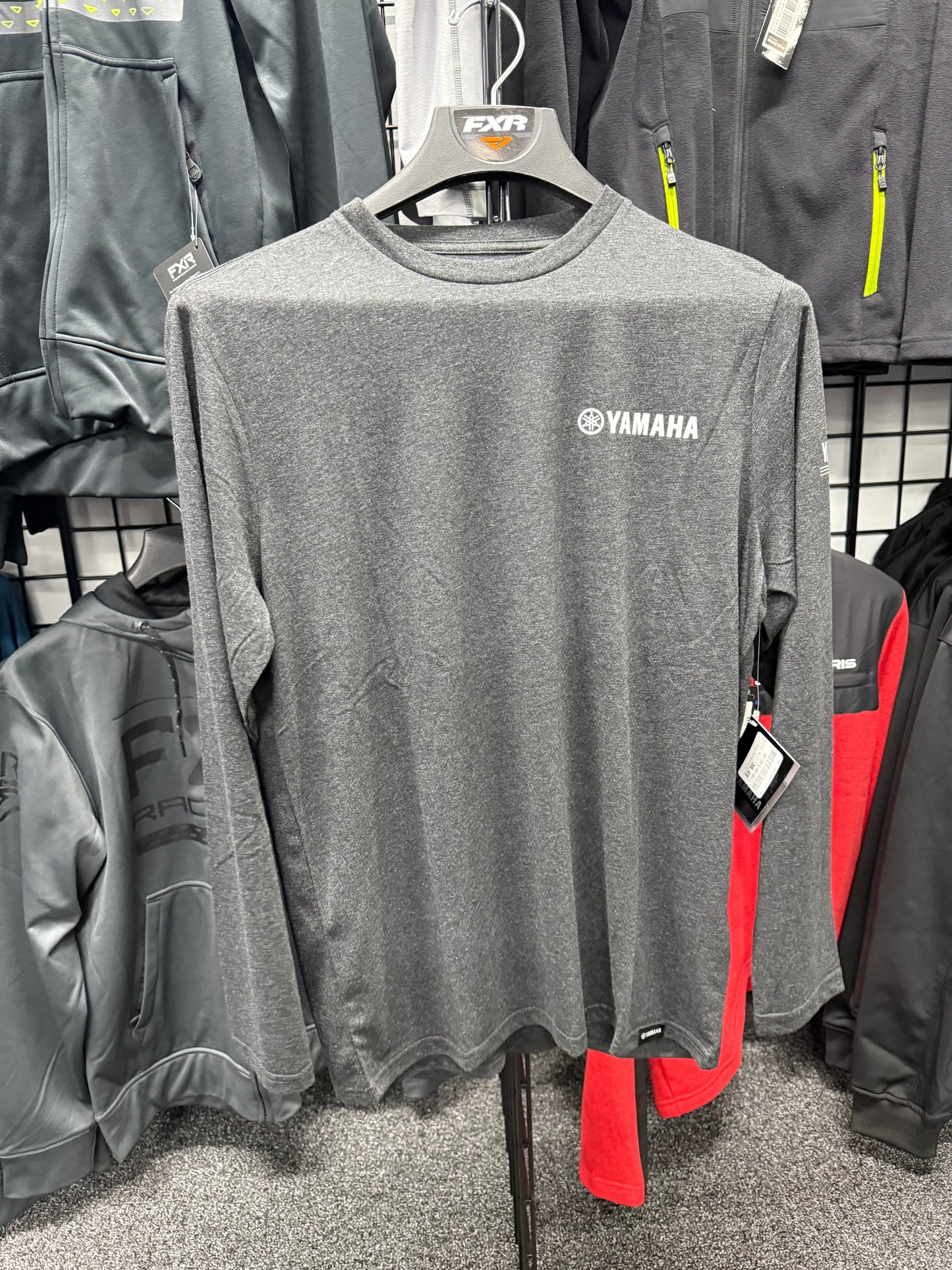 YAMAHA OEM Yamaha Essentials Long Sleeve - Black/Char