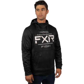 Unisex ProFish Tech PO Hoodie - Black/Bone
