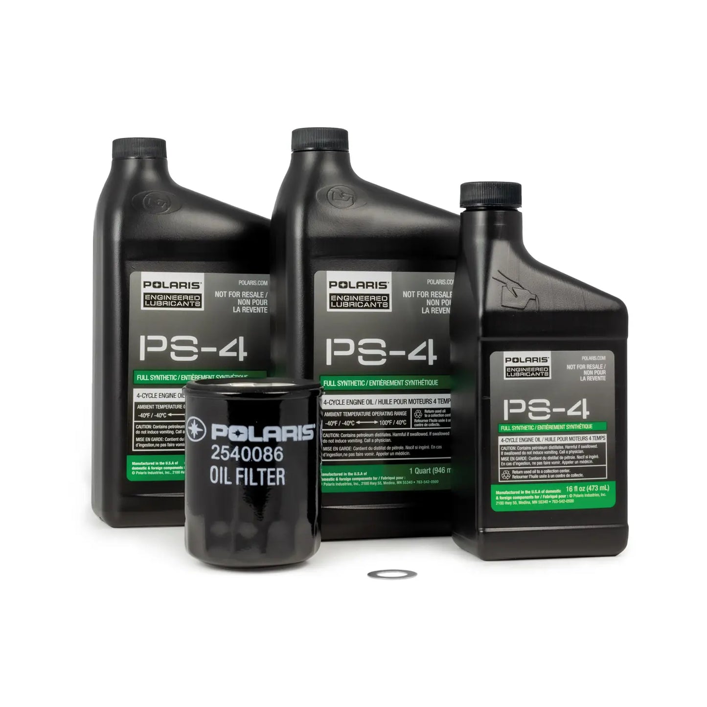 Full Synthetic Oil Change Kit, 2879323, 2.5 Quarts of PS-4 Engine Oil and 1 Oil Filter