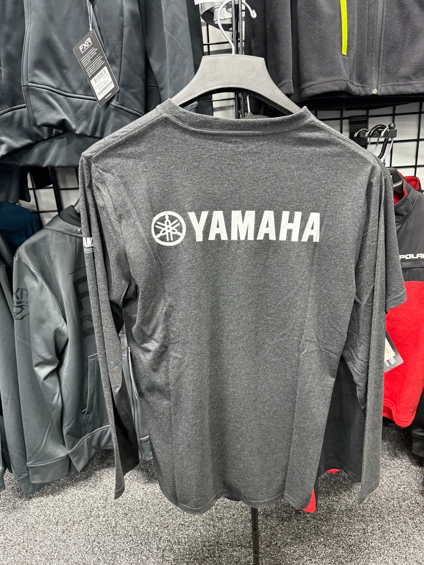 YAMAHA OEM Yamaha Essentials Long Sleeve - Black/Char