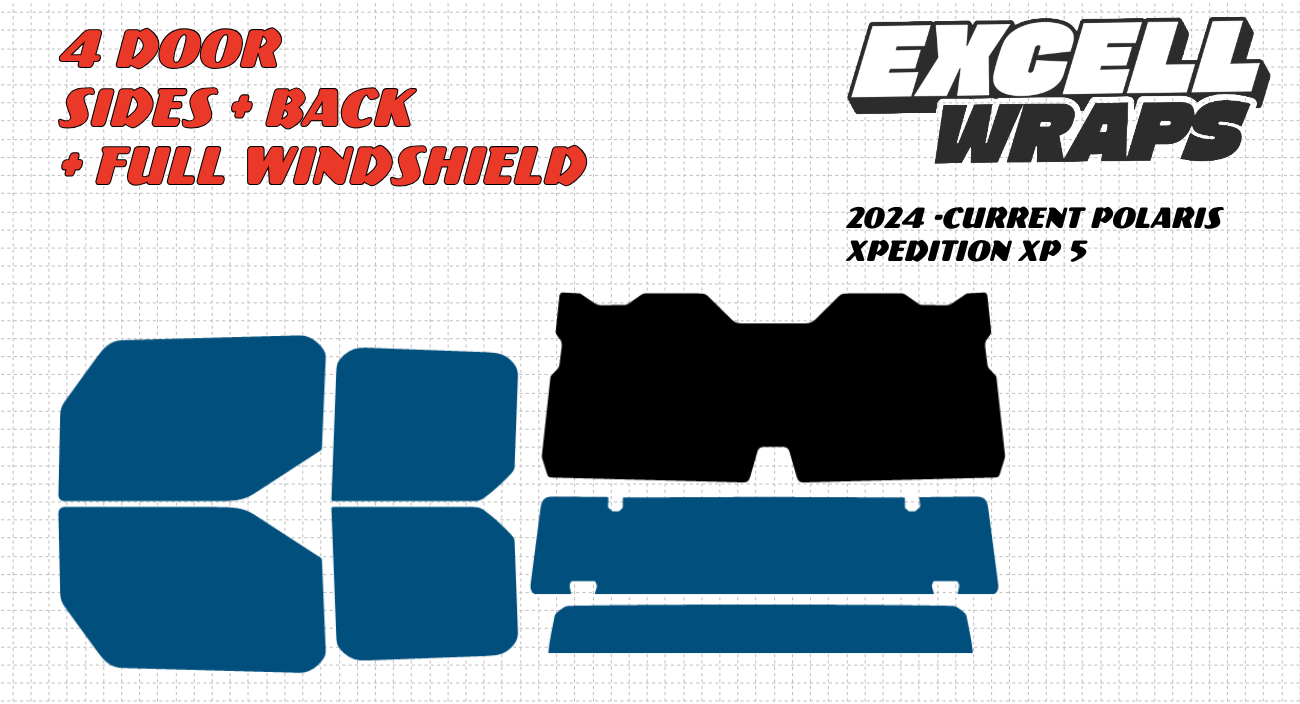 Pre Cut Tint -Polaris Xpedition XP Crew Cab