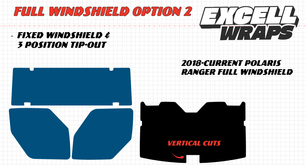 Pre Cut Tint - Polaris Ranger XP 1000 Single Cab (2018-Current)